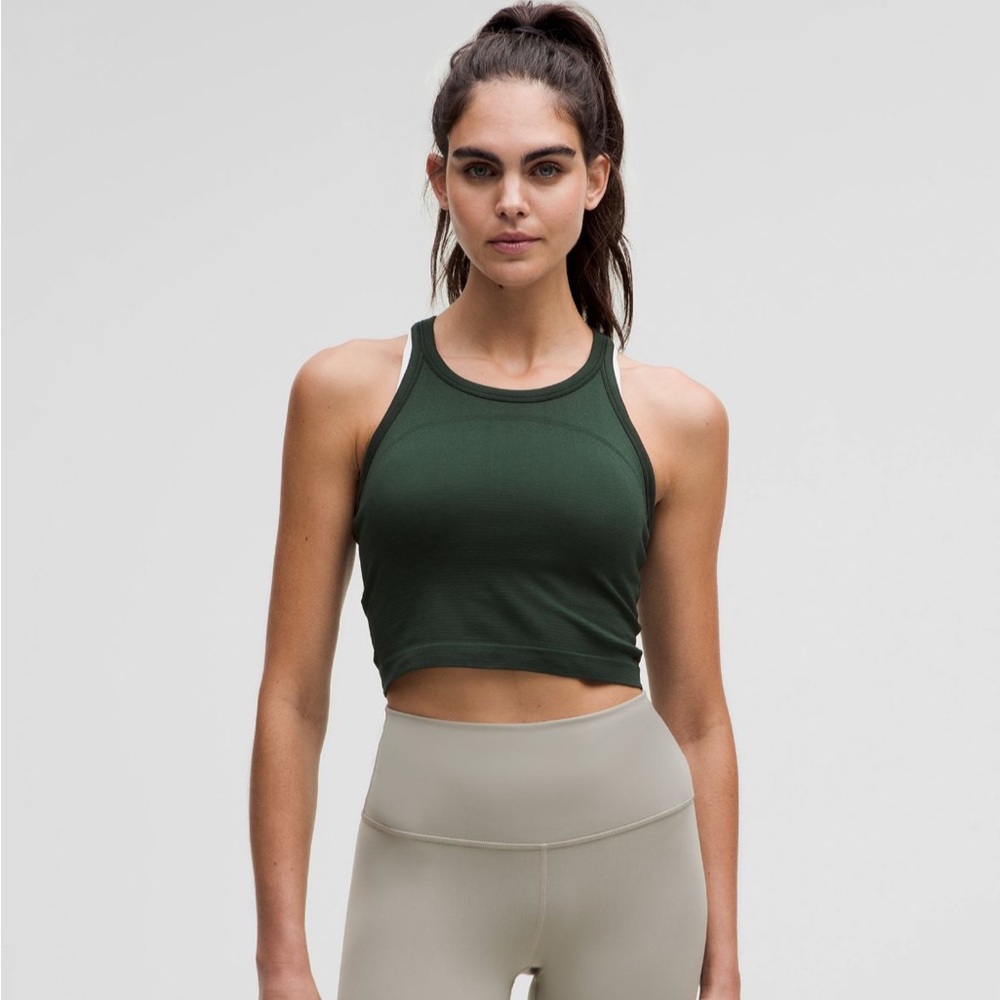 Swiftly Tech Cropped Racerback Tank 2.0